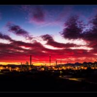 Sunset in Elefsis
