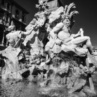 Bernini Piazza Navona the four rivers springs