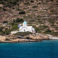 The chapel of Agios Panteleimon in Katapola Amorgos